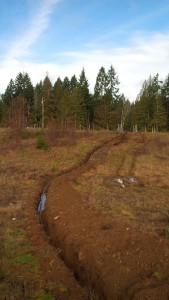 Solar Field Trench