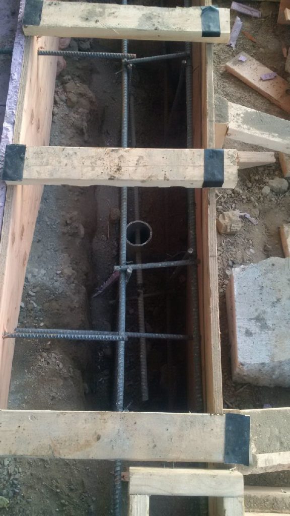 Grade Beam Rebar and Forms Samples Screw Piles Victoria